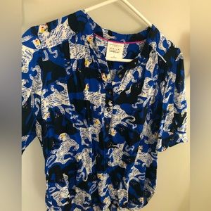 Anthropologie Top by Emily Isabella sz M